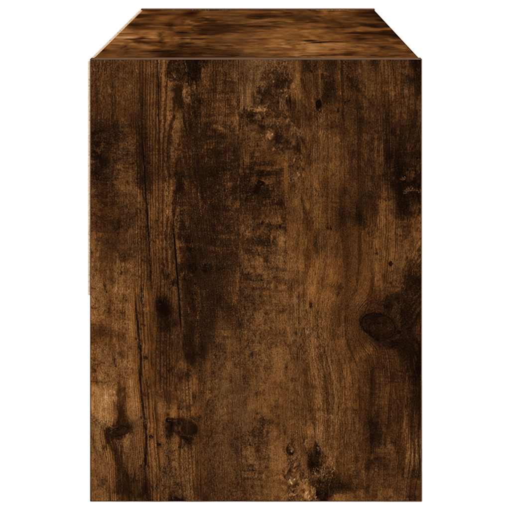 Sapateira empilháveis 89,5x30x40 cm carvalho fumado