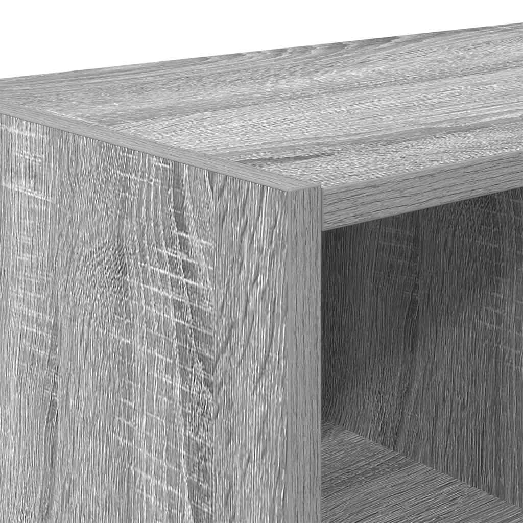 Sapateira empilháveis 89,5x30x40 cm cinzento sonoma