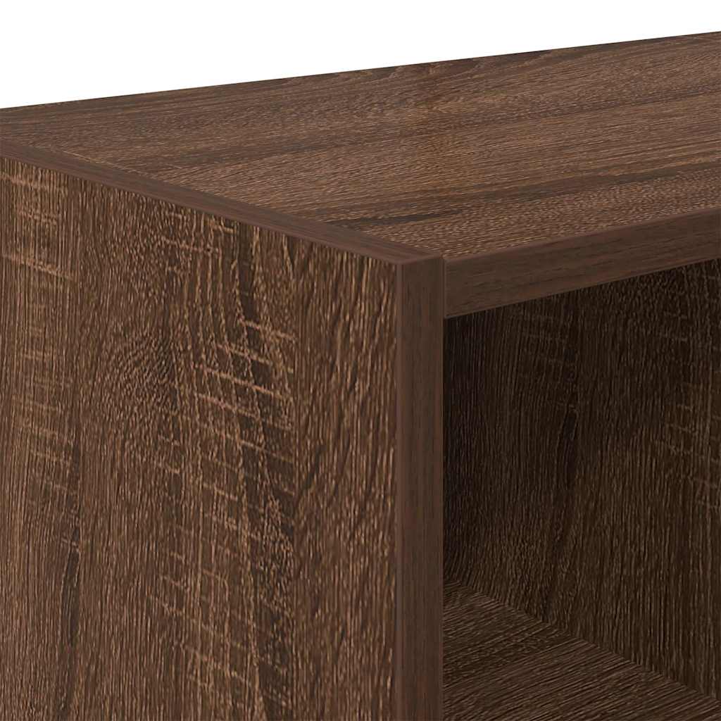 Sapateira empilháveis 89,5x30x40 cm carvalho castanho