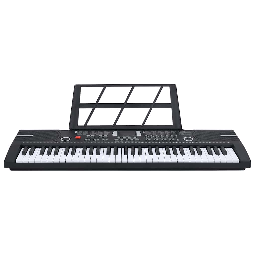 61 teclas piano teclado elétrico com suporte de música