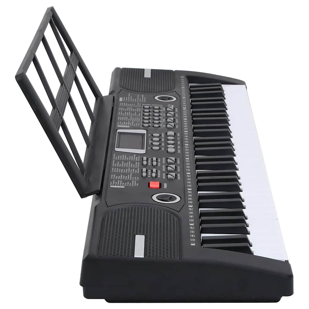 61 teclas piano teclado elétrico com suporte de música