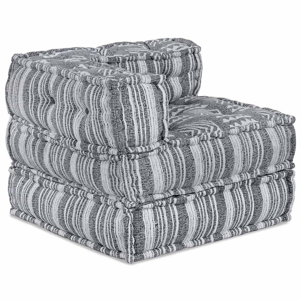 Sofá Modular Riscas Manual Cinzeto 70 x 70 x 54 cm tecido