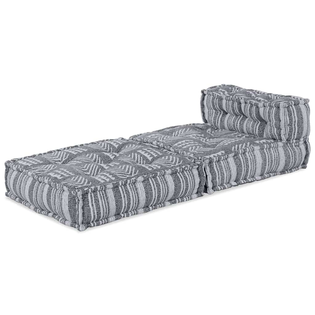Sofá Modular Riscas Manual Cinzeto 70 x 70 x 54 cm tecido