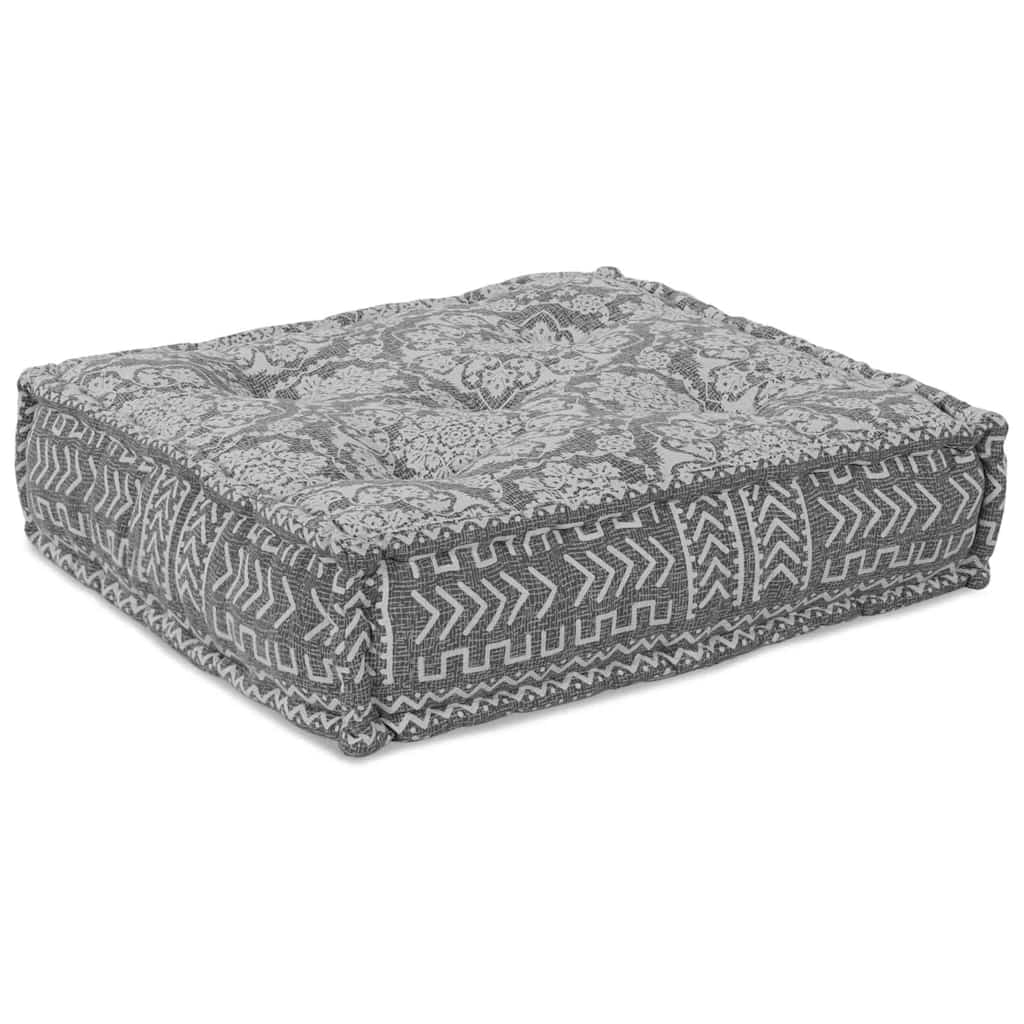Sofá Modular Geométrico Cinzento-claro 70 x 70 x 36 cm tecido
