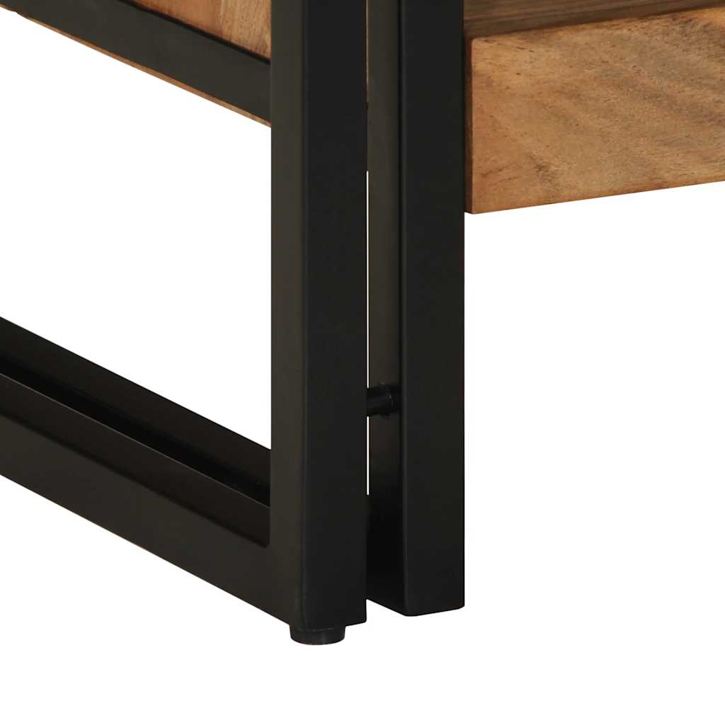 Mesa de centro 70x50x38 cm madeira de acácia maciça