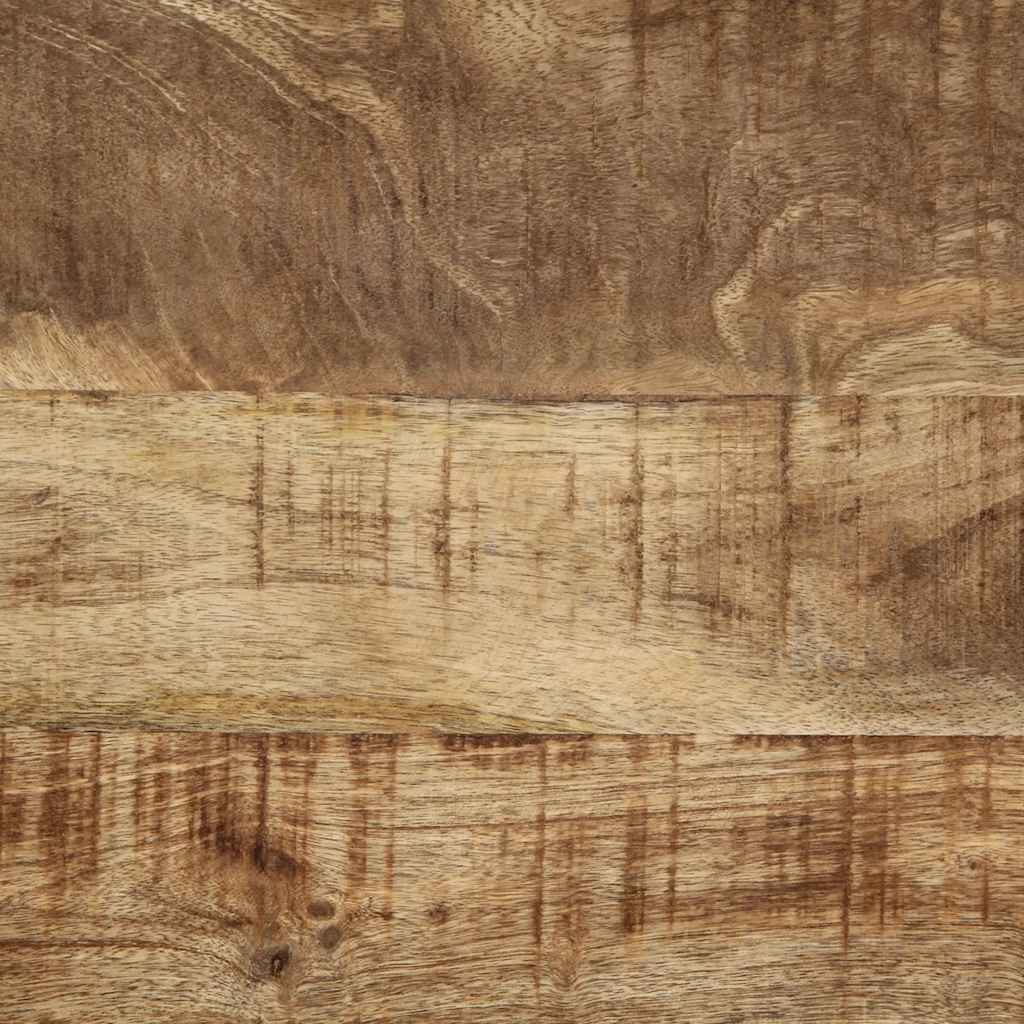 Mesa de centro 50x50x38 cm madeira de mangueira áspera maciça