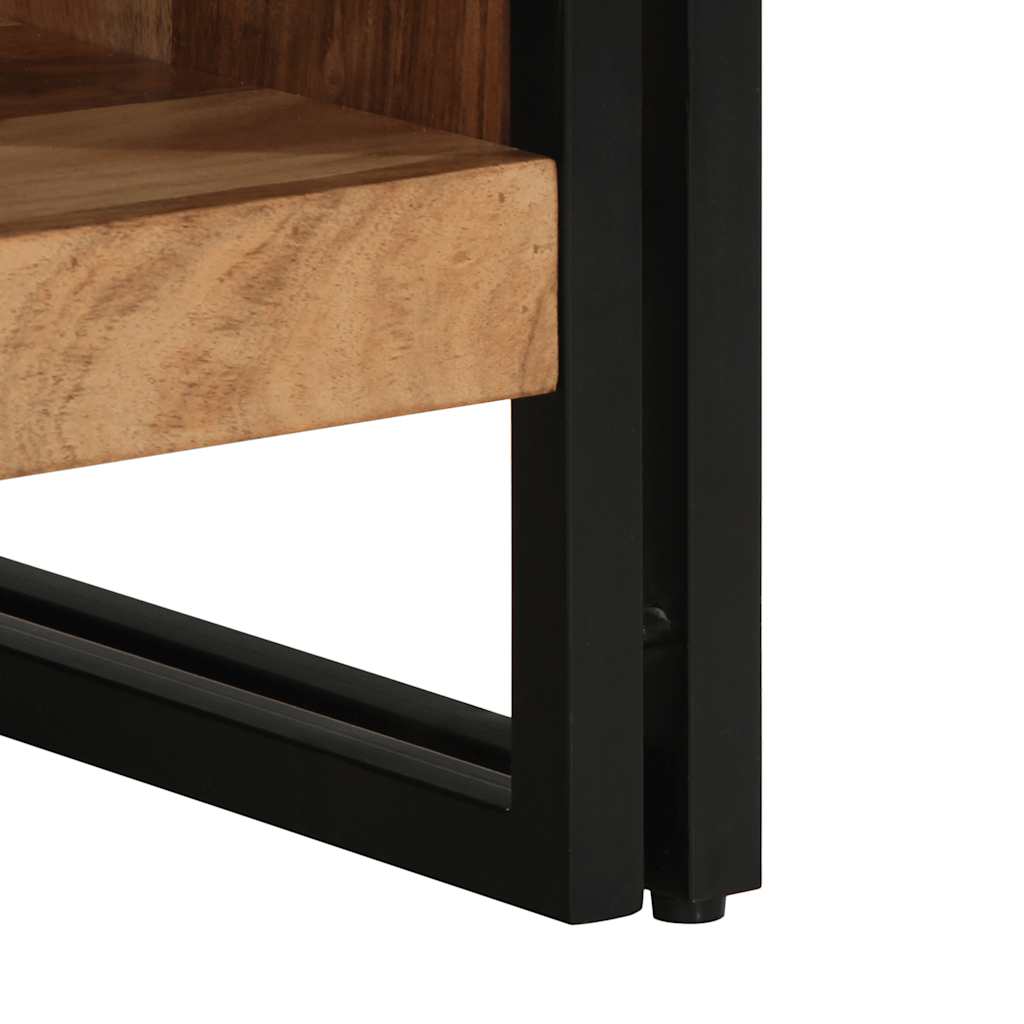 Mesa de centro 50x50x38 cm madeira de acácia maciça