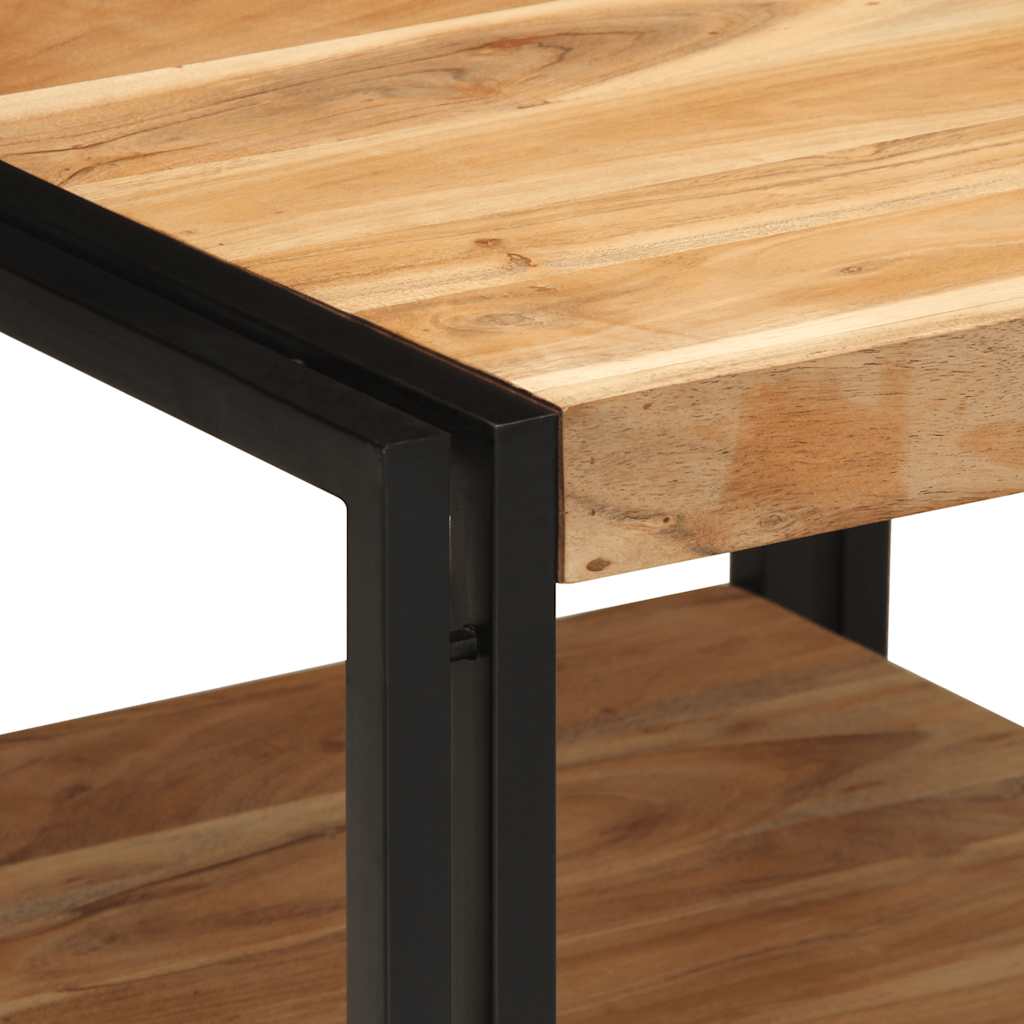 Mesa de centro 50x50x38 cm madeira de acácia maciça