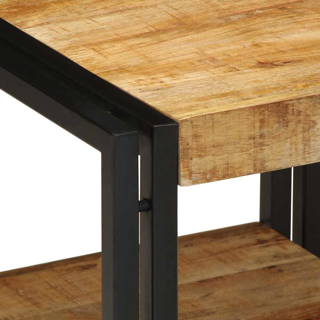 Mesa de centro 40 x 40 x 38 cm Madeira de mangueira maciça