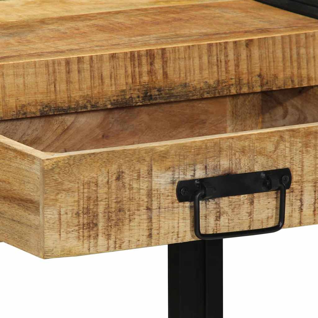 Aparador Castanho 90 x 33 x 75 cm Madeira de mangueira maciça