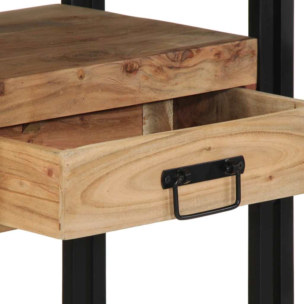 Aparador Castanho 90 x 33 x 75 cm Madeira de acácia maciça