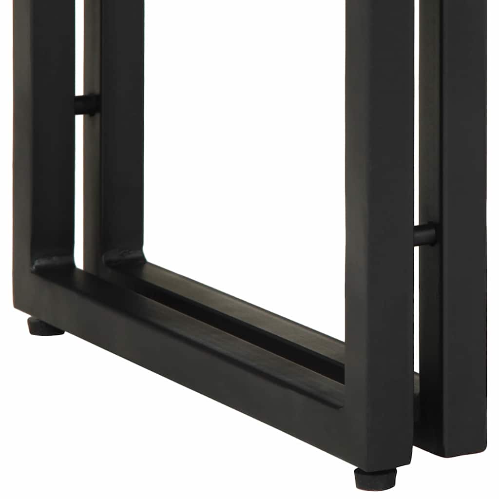 Aparador Castanho 90 x 33 x 75 cm Madeira de acácia maciça