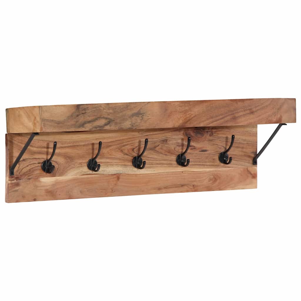 Cabideiro Castanho 73 x 19 x 23 cm Madeira de acácia maciça