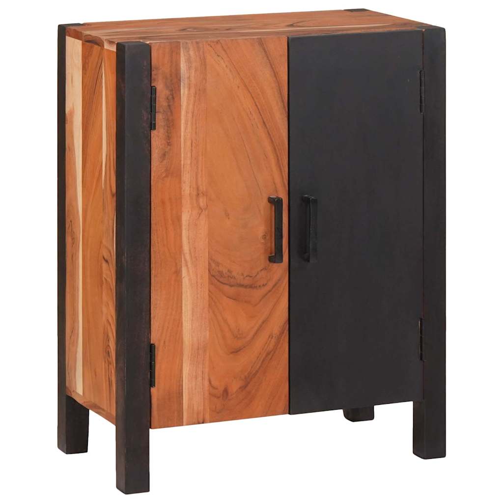 Buffet 3 pcs Castanho 55 x 30 x 75 cm Madeira de acácia maciça