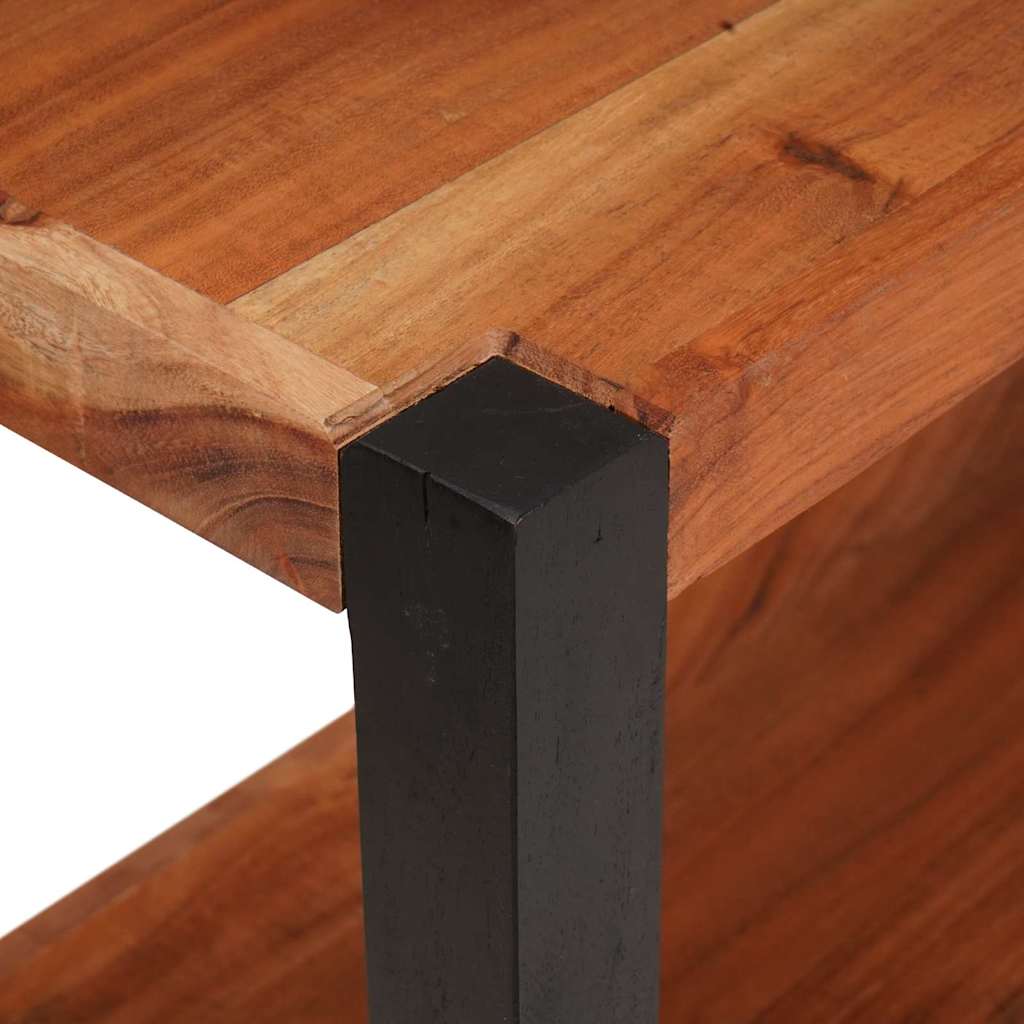 Estante Castanho 80 x 30 x 75 cm Madeira de acácia maciça