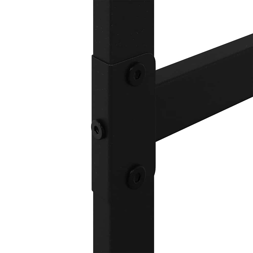 Suporte para lenha 50x30x209 cm aço preto