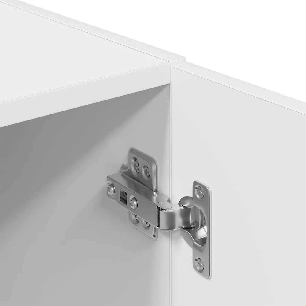 3 pcs armário de cozinha conjunto derivados de madeira branco