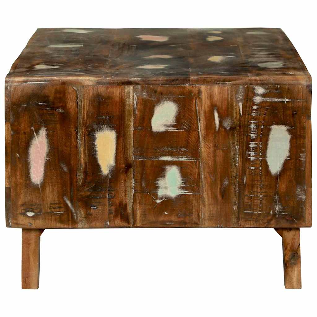 Mesa de centro 90 x 50 x 35 cm Madeira recuperada maciça