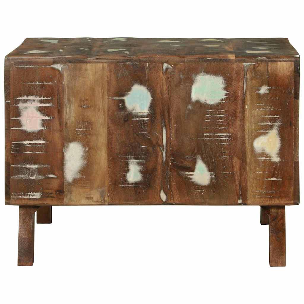 Mesa de centro 50 x 50 x 35 cm Madeira recuperada maciça