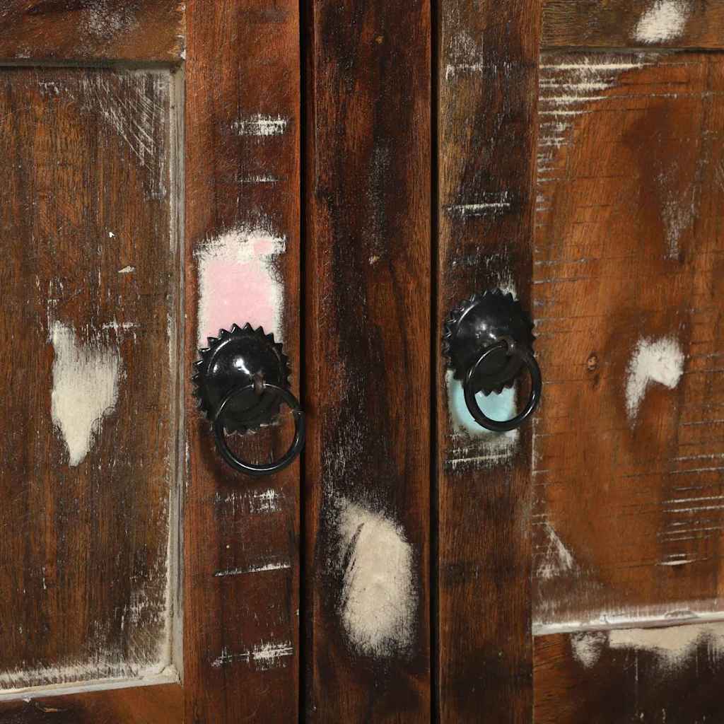 Mesa de centro Multicolor Madeira recuperada maciça