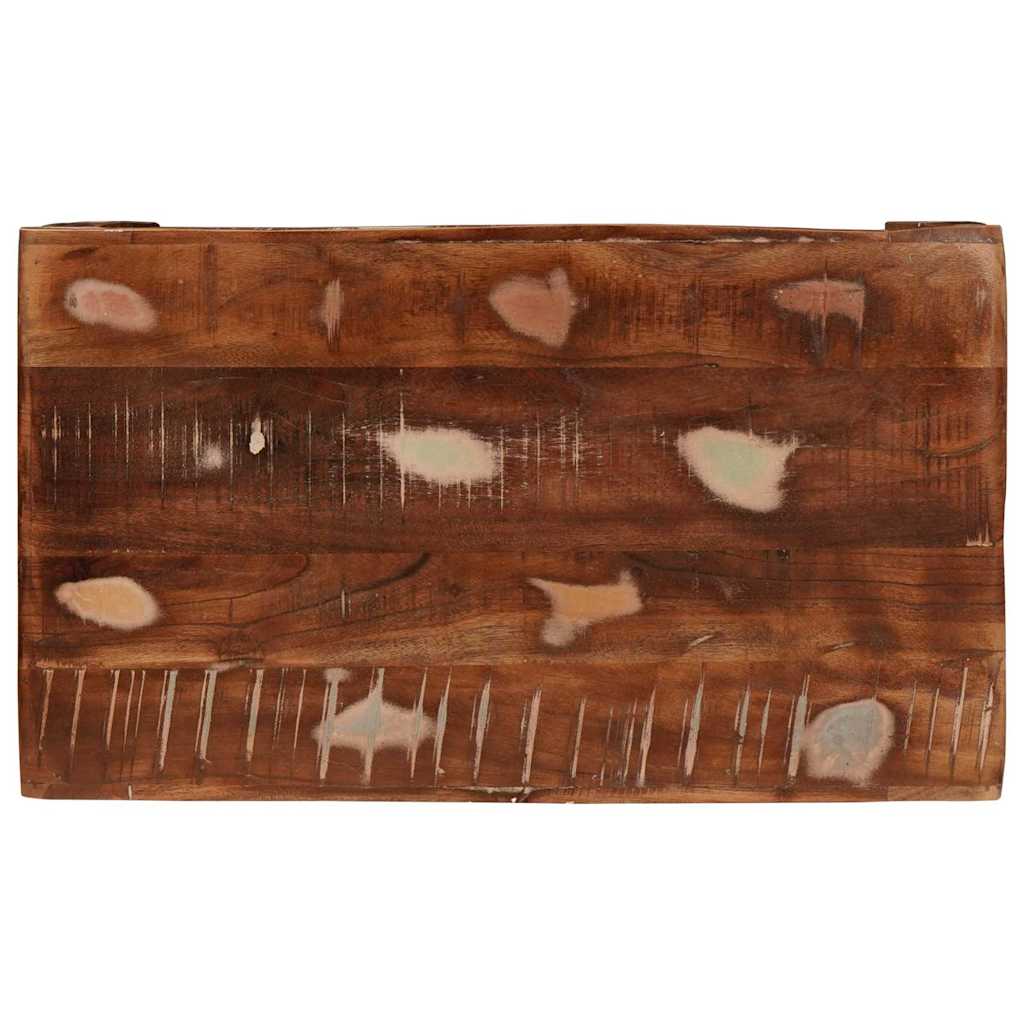 Mesa de apoio 60 x 35 x 45 cm Madeira recuperada maciça