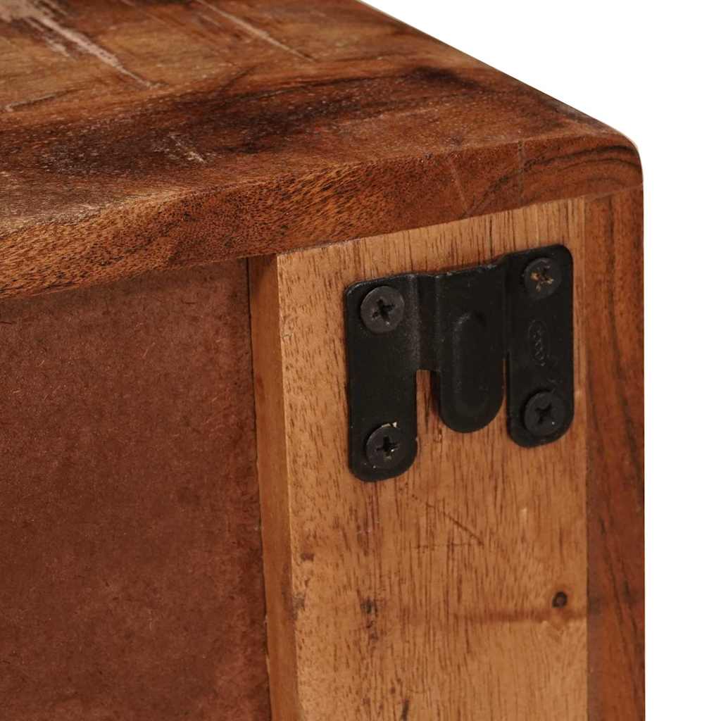 Armário de Cama Montado na Parede Multicolor 40 x 30 x 36 cm