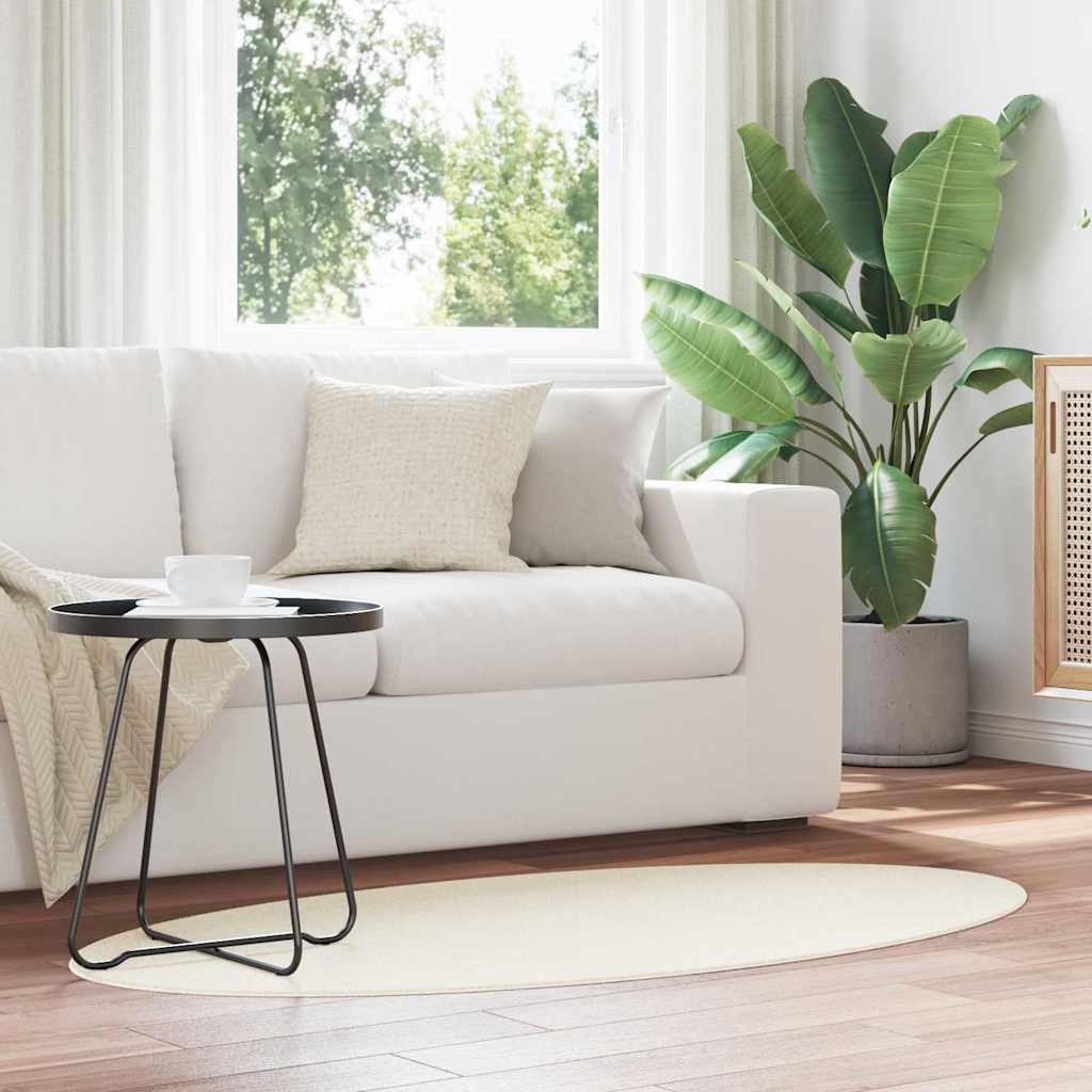 Tapete HUARTE Creme 80 x 150 cm Poliéster