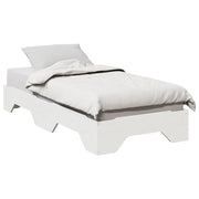 Cama sem colchão empilháveis 90x190 cm madeira maciça branco