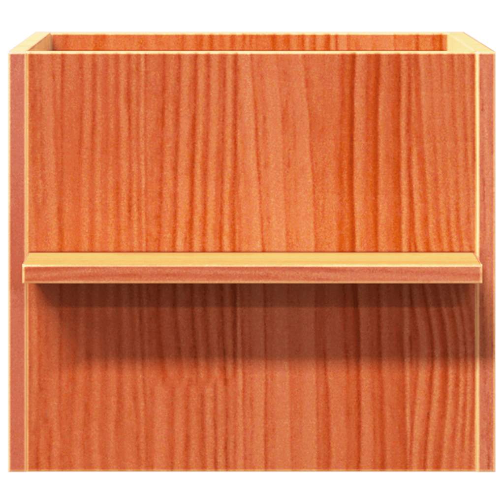 Casa do gato 51x35x30 cm madeira de pinho maciça castanho mel