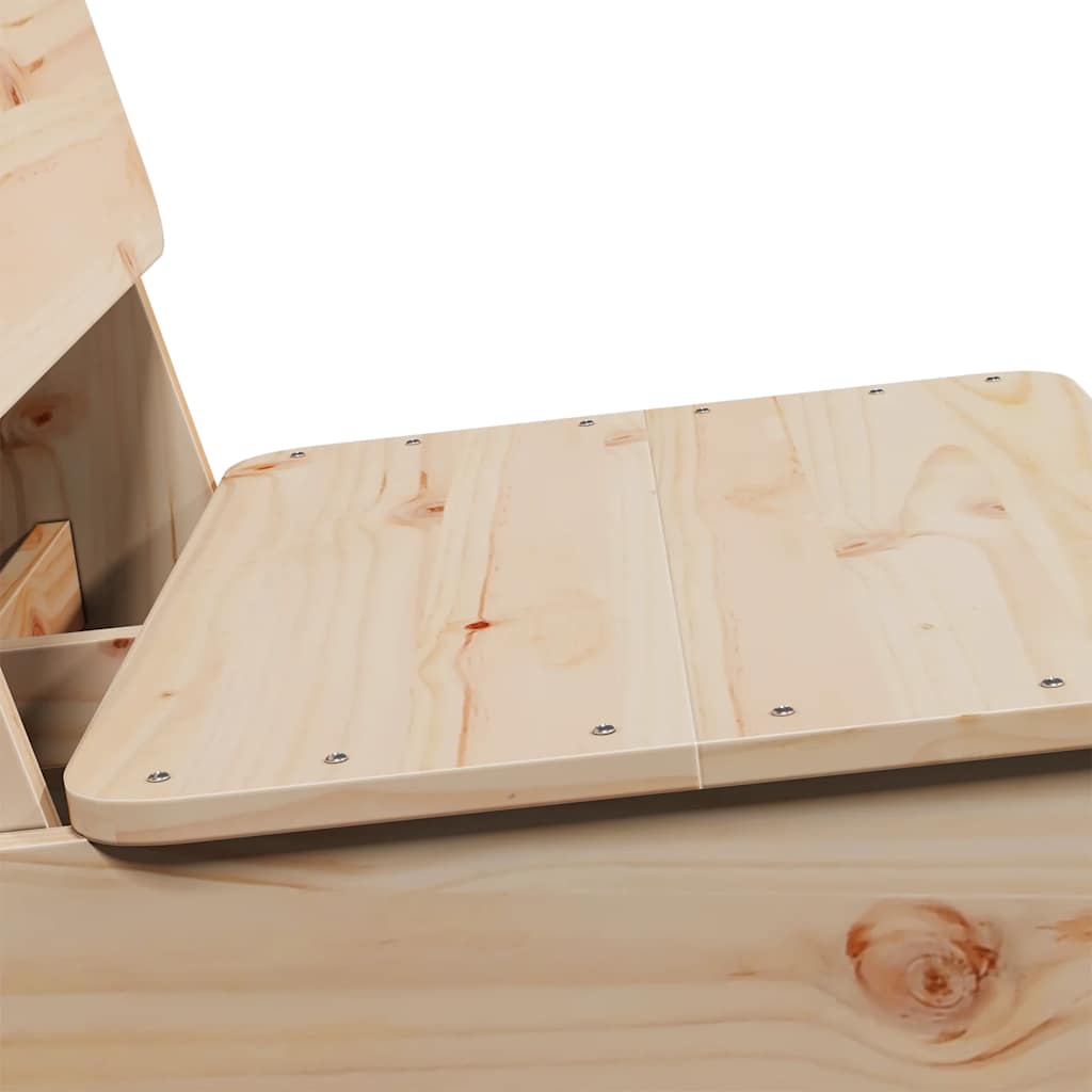 Cadeira de jardim 60x64x70,5 cm madeira de pinho maciça