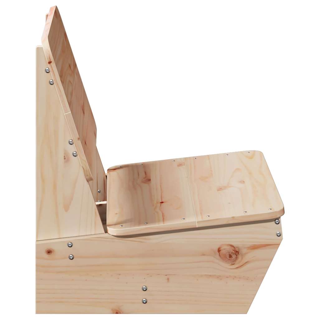 Cadeiras de jardim 2 pcs 60x64x70,5 cm pinho maciço