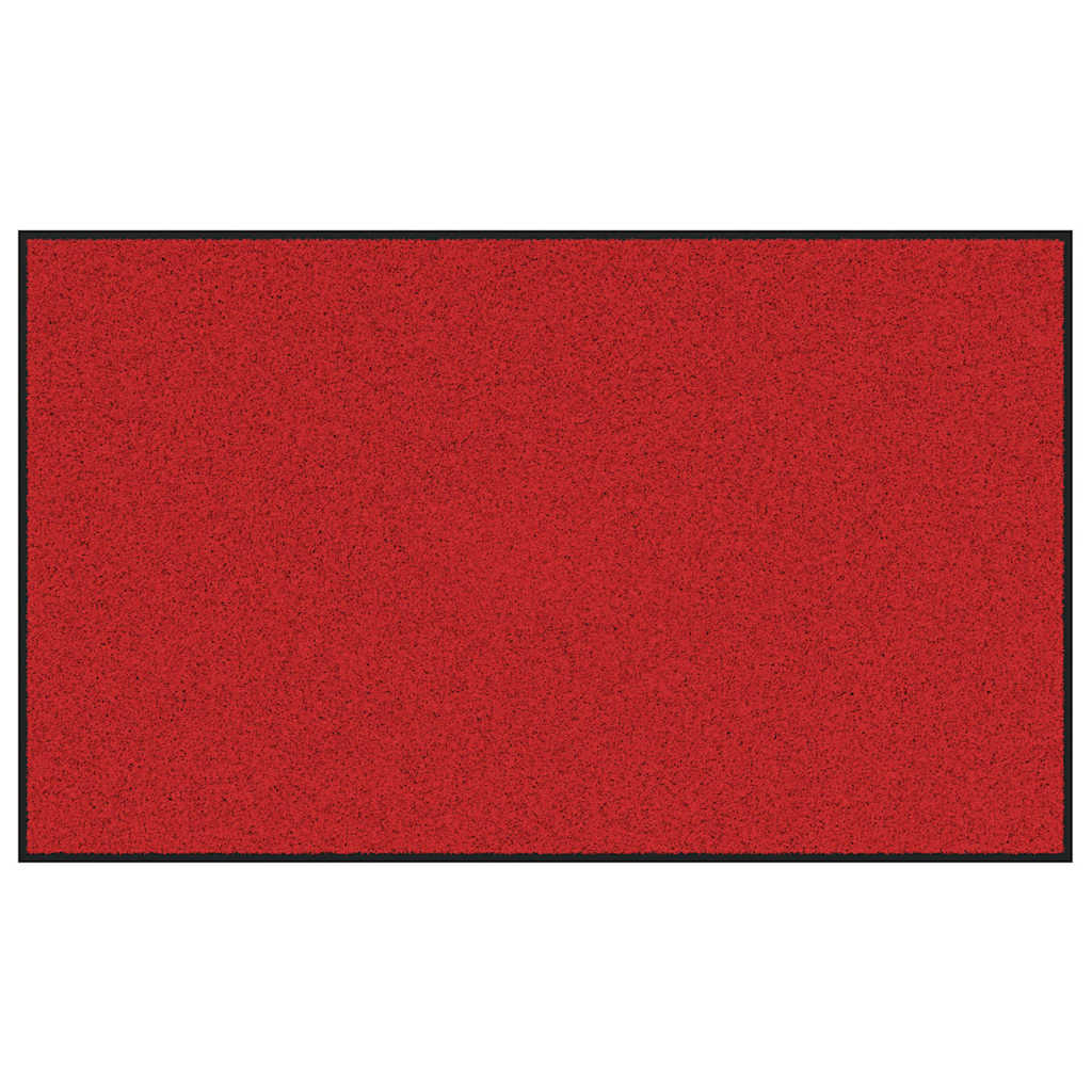 Tapete de Entrada Outros Vermelho e Preto 90 x 150 cm