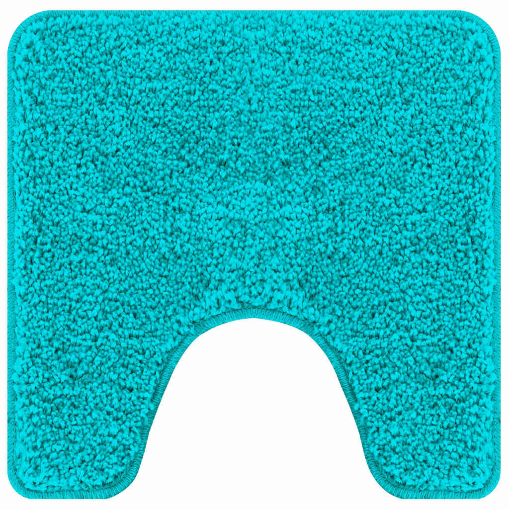 Conjunto de Tapetes de Banho Antiderrapantes 2 pcs Turquesa PP