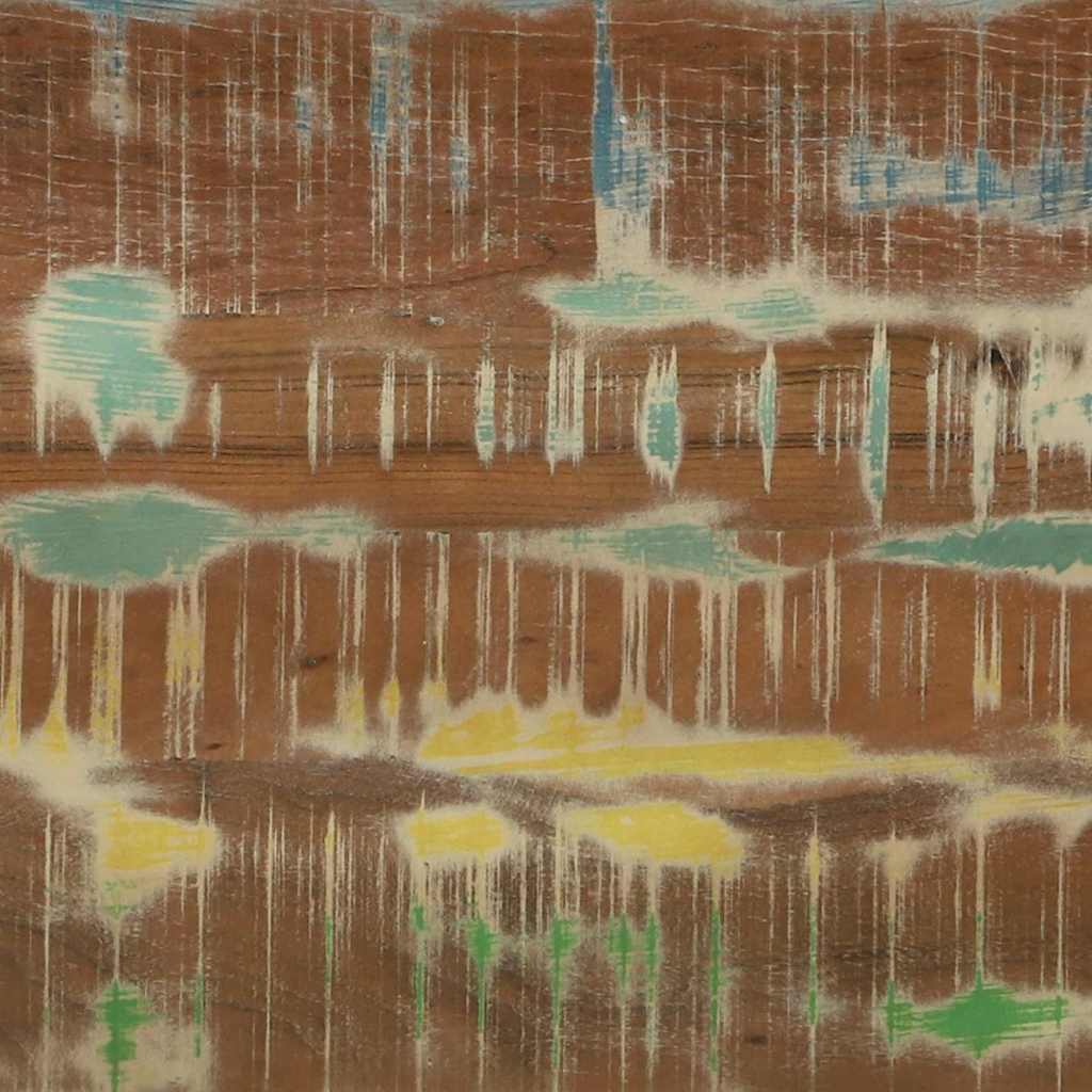 Mesa de centro 120 x 50 x 38 cm Madeira recuperada maciça