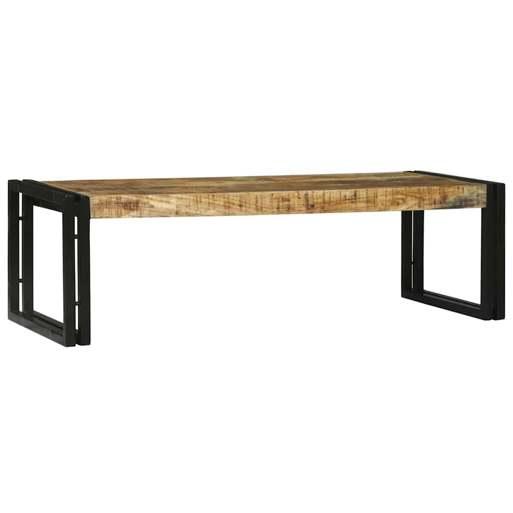 Mesa de centro 2 pcs Castanho Madeira de mangueira maciça