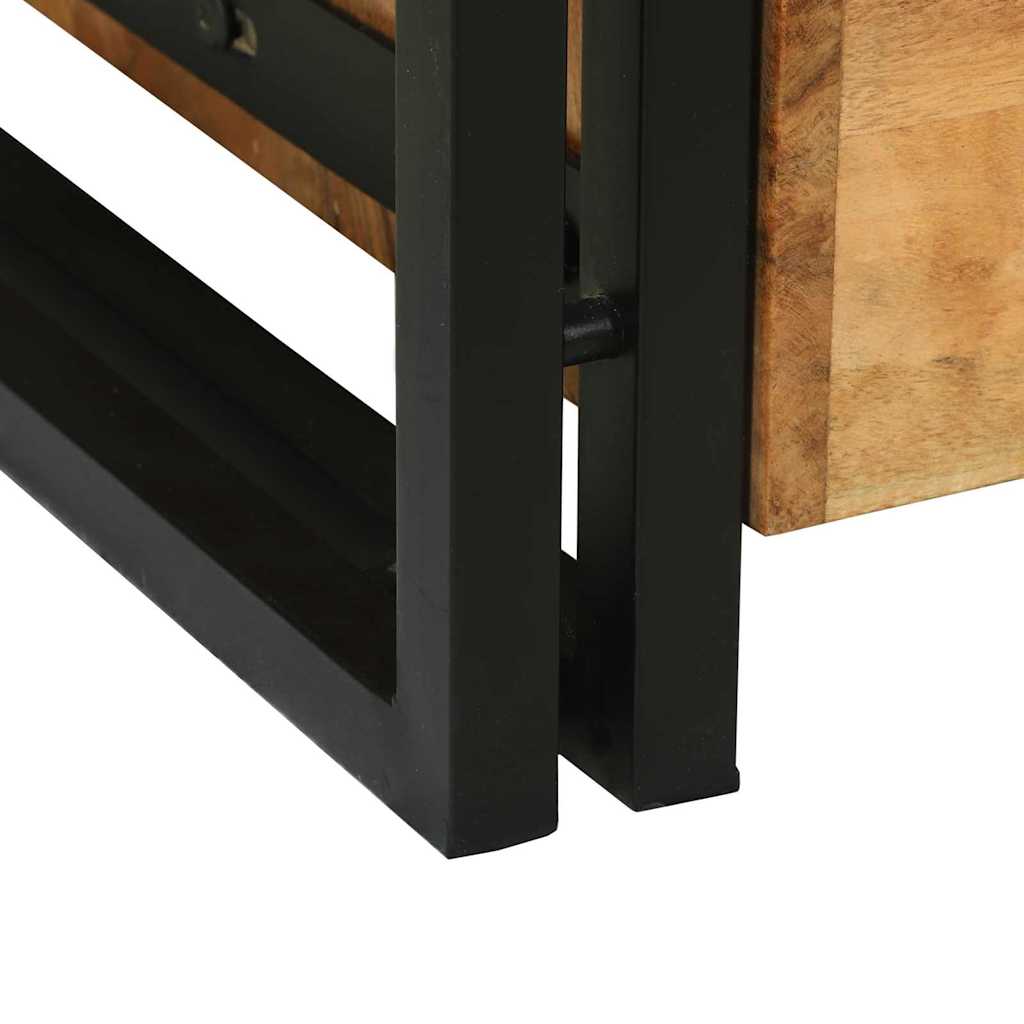 Mesa de centro com gaveta Castanho Madeira de acácia maciça