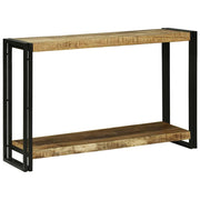 Aparador 120 x 33 x 75 cm Madeira de mangueira áspera maciça