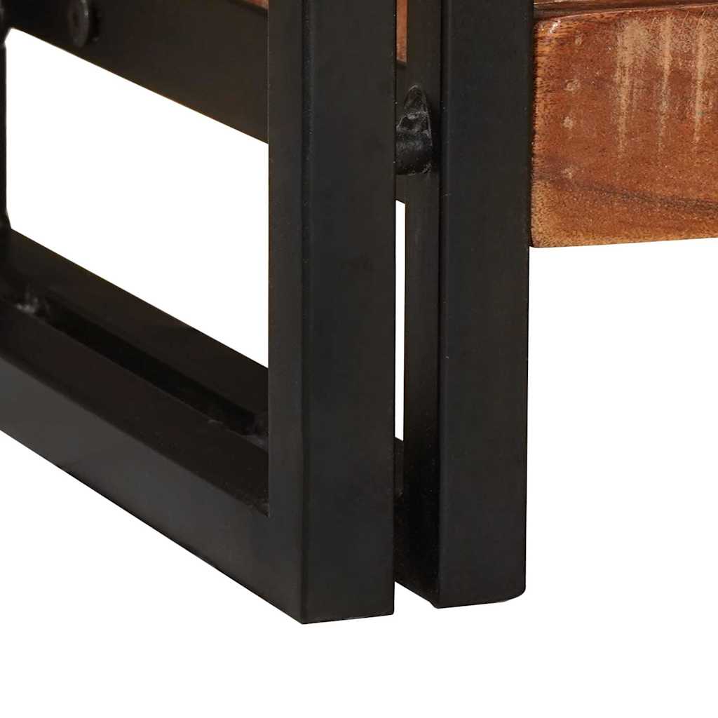 Aparador Multicolor 90 x 33 x 75 cm Madeira recuperada maciça