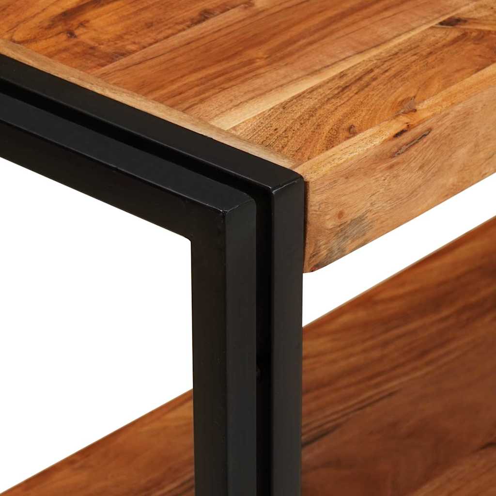 Aparador Castanho 160 x 33 x 75 cm Madeira de acácia maciça