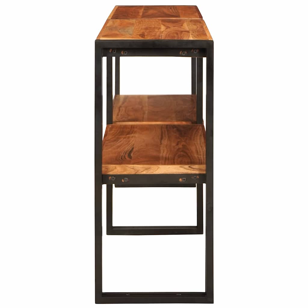 Aparador Castanho 160 x 33 x 75 cm Madeira de acácia maciça