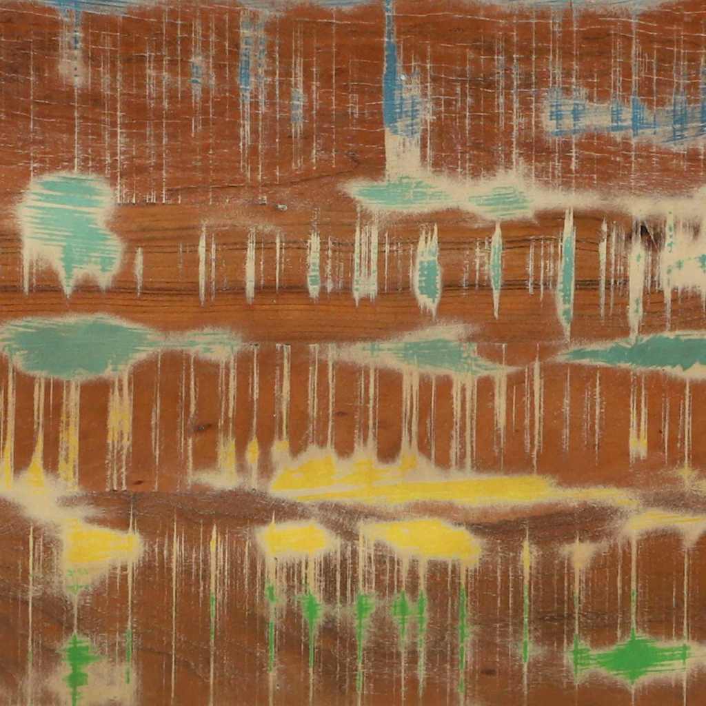 Aparador Multicolor 160 x 33 x 75 cm Madeira recuperada maciça