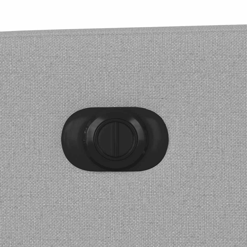 Poltrona reclinável elétrica tecido cinzento-nublado