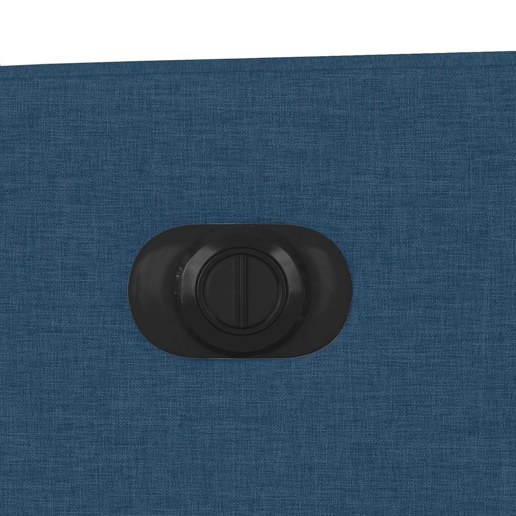 Poltrona reclinável elétrica tecido azul