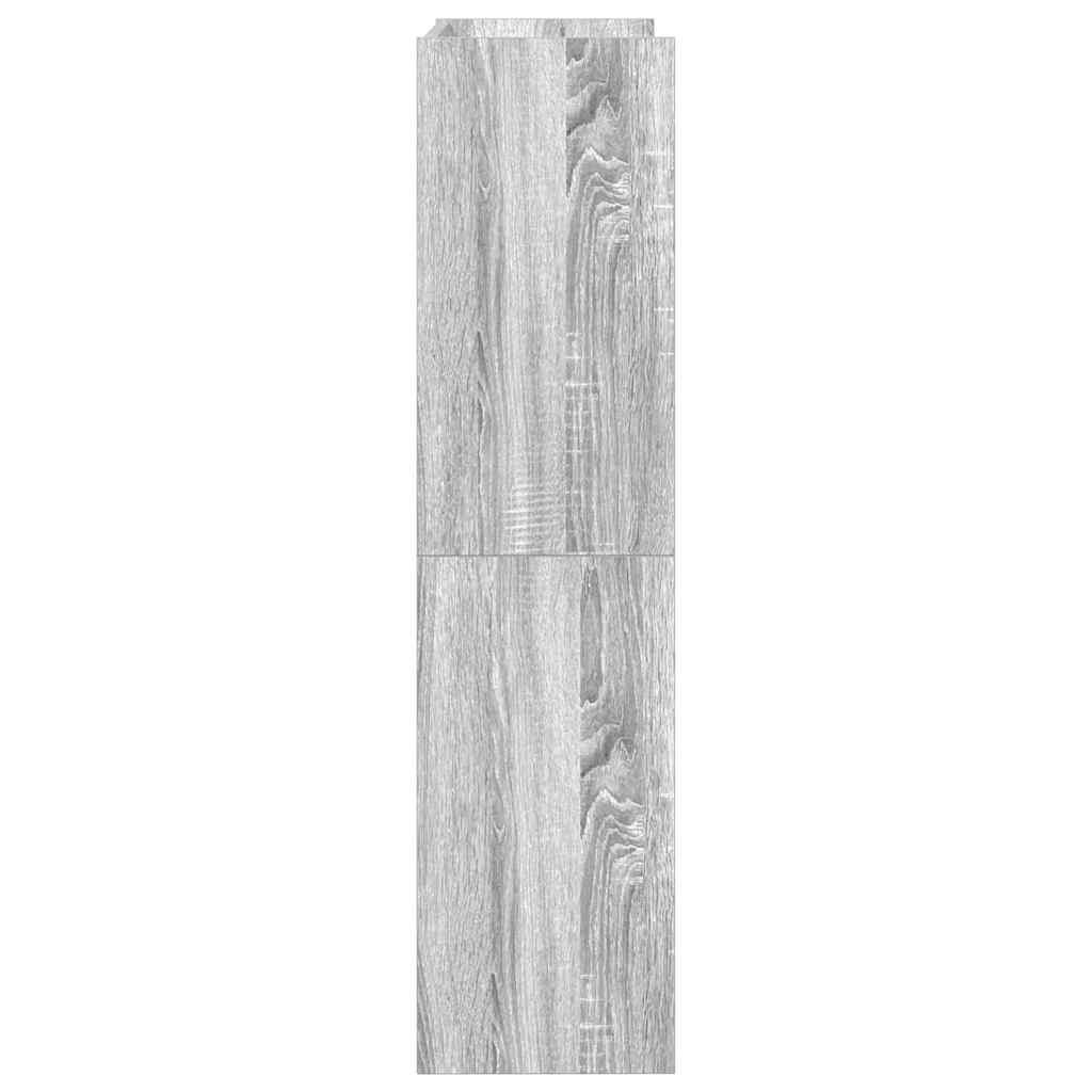 Sapateira 60x25x100 cm derivados de madeira cinzento sonoma