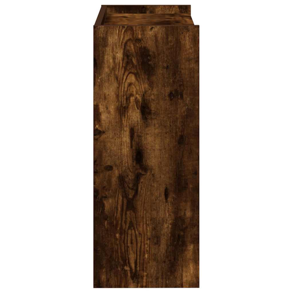 Sapateira 60x25x62 cm derivados de madeira carvalho fumado