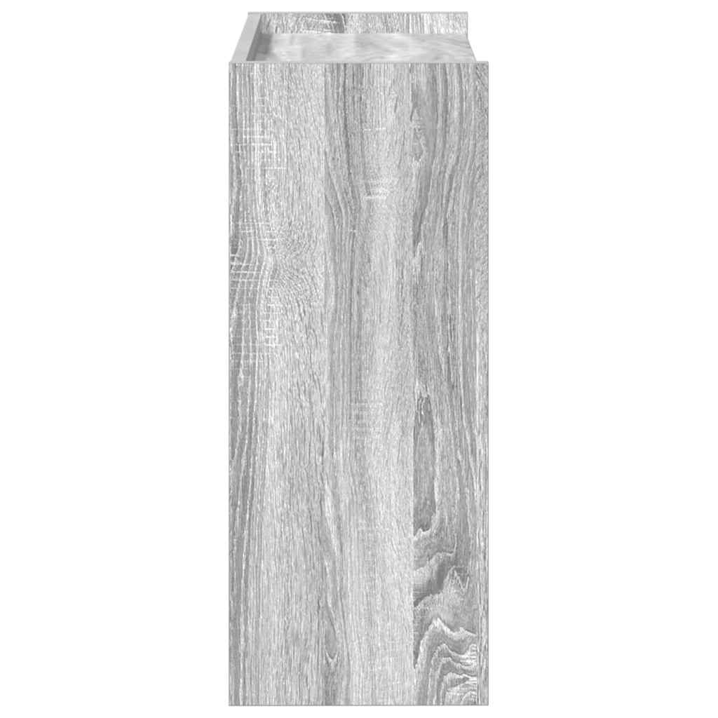 Sapateira 60x25x62 cm derivados de madeira cinzento sonoma