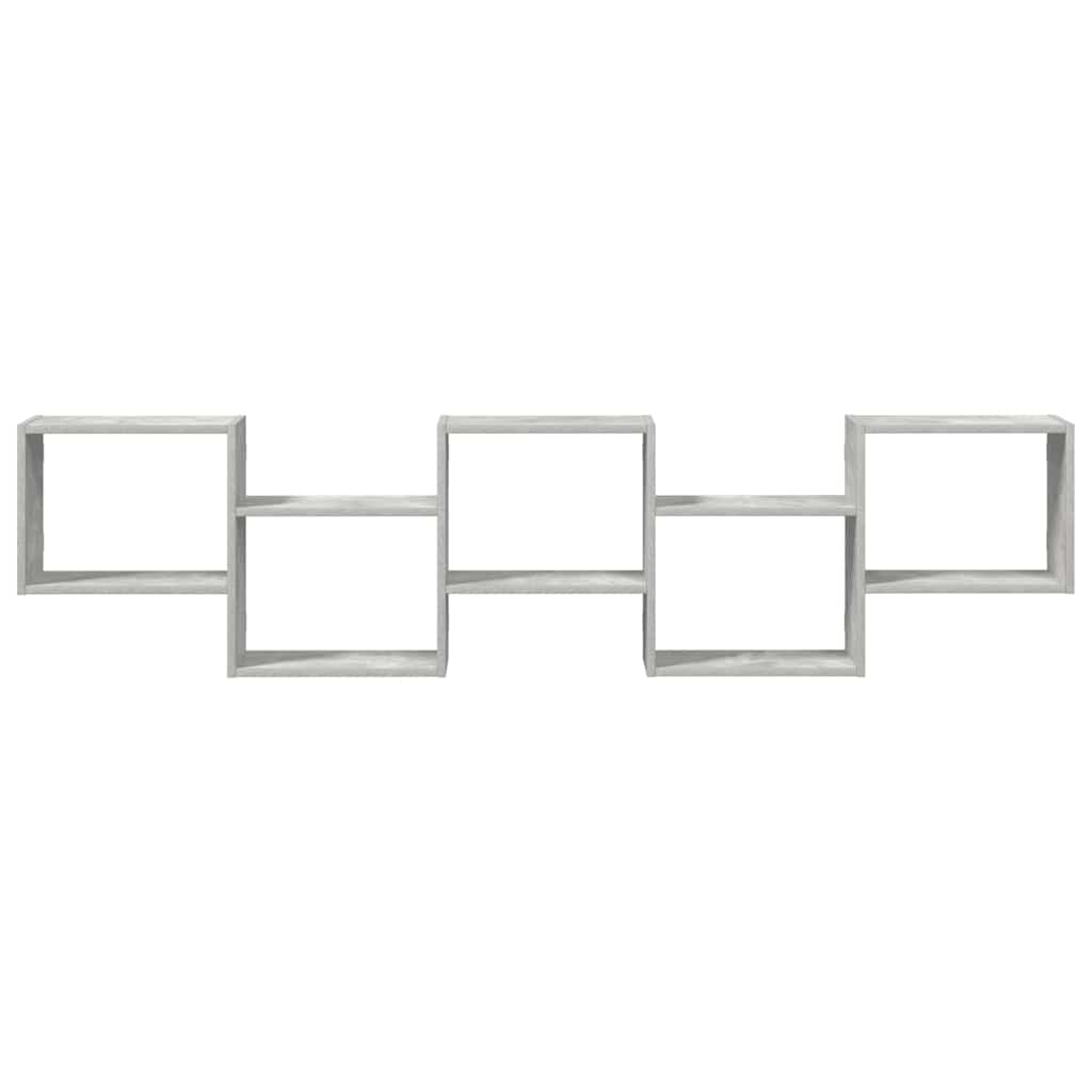 Estante parede cúbica 5 compartimentos derivados madeira