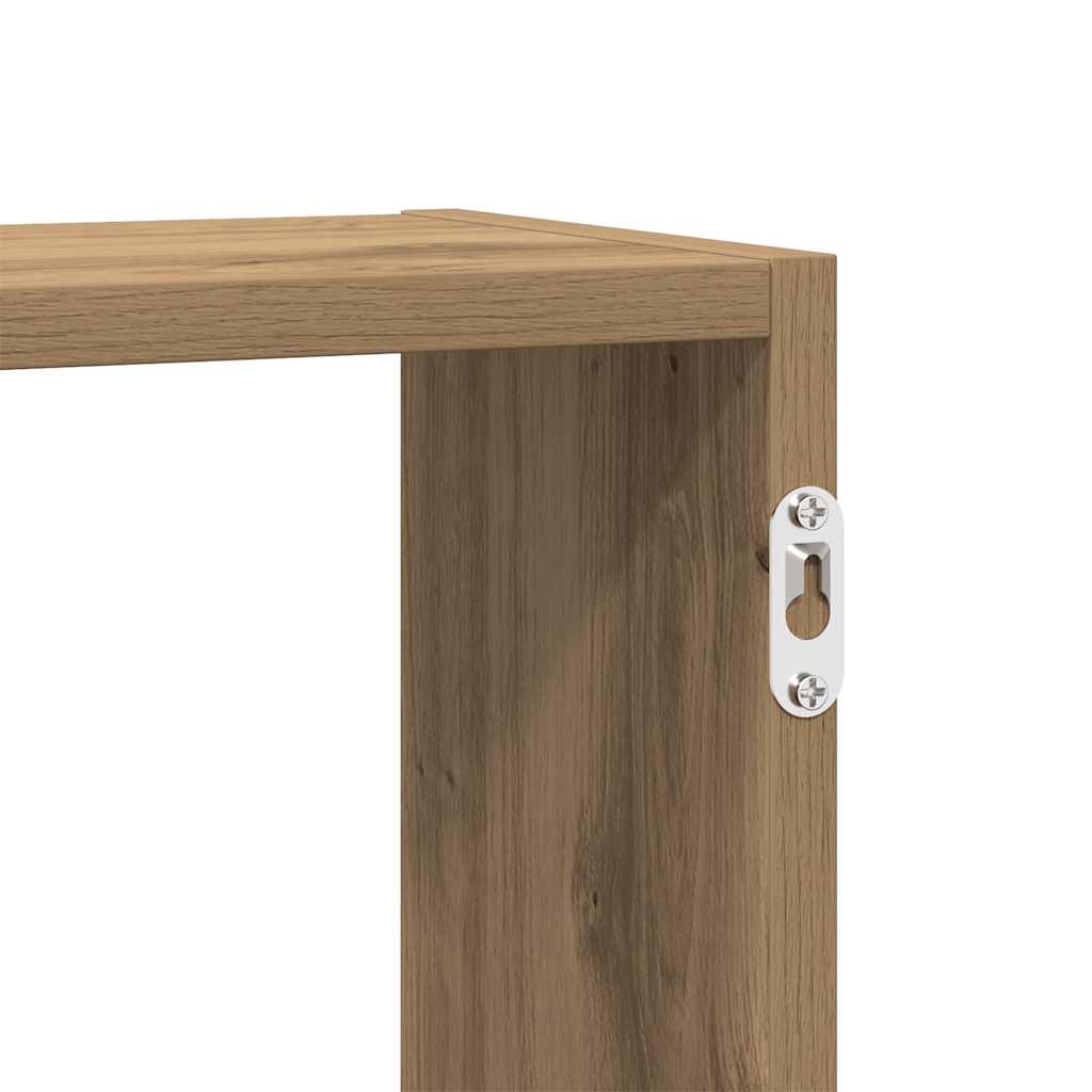 Estante parede cúbica 5 compartimentos derivados madeira