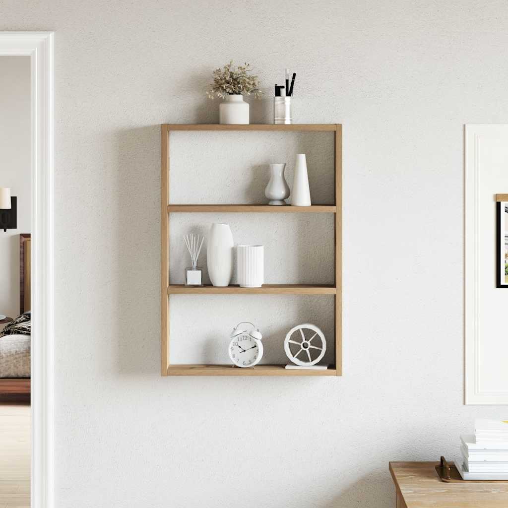 Estante de parede 43x9x60 cm deriv. madeira carvalho artisiano