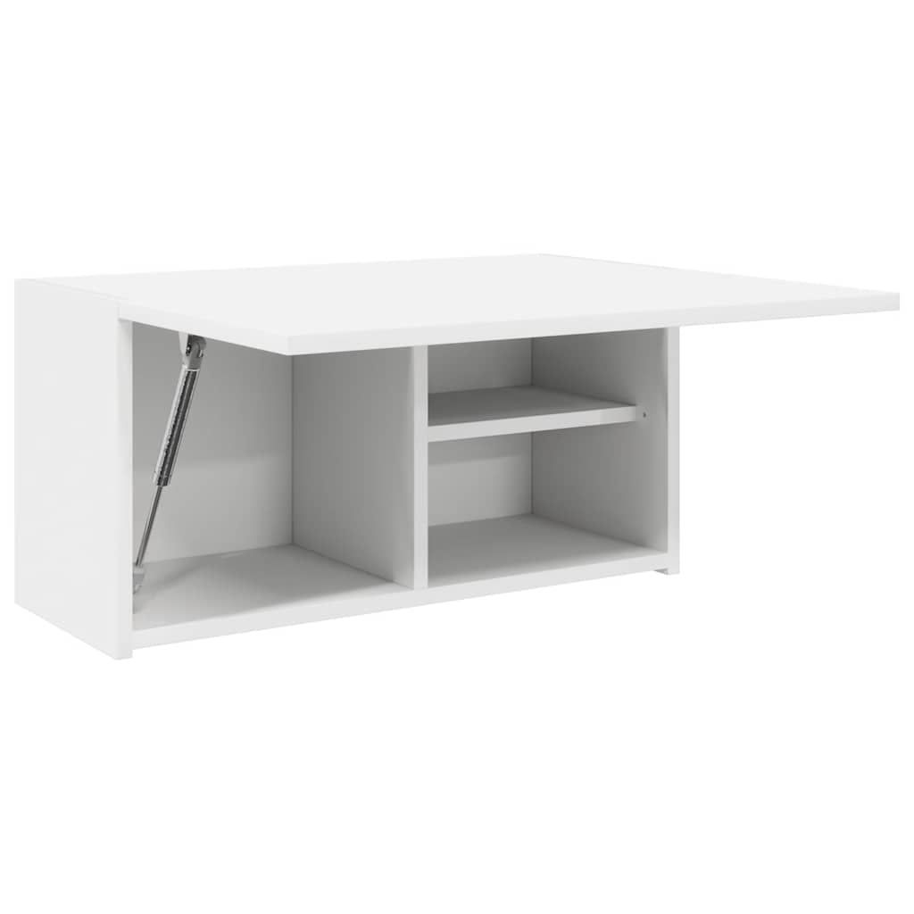 Armário parede p/ casa banho 60x25x30 cm deriv. madeira branco